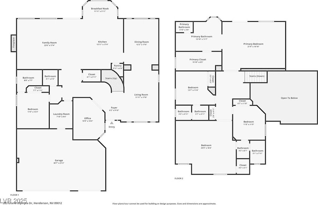 283 Grand Olympia Dr, Henderson, NV 89012 - floor plan / room layout