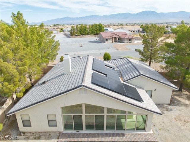 151 Hornet St, Pahrump, NV 89048 - view from above of property with a mountainous background