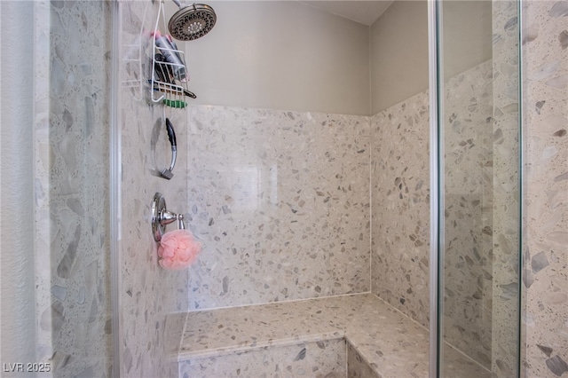 8303 Saddleback Ledge Ave, Las Vegas, NV 89147 - full bathroom with a tile shower