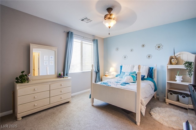 8303 Saddleback Ledge Ave, Las Vegas, NV 89147 - bedroom with light colored carpet and a ceiling fan