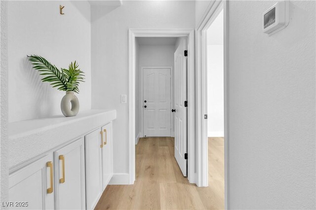 10200 Wood Work Ln, Las Vegas, NV 89135 - hall with light wood-style floors and baseboards