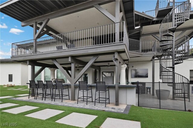 2715 Twin Palms Cir, Las Vegas, NV 89117 - surrounding community featuring stairs and a patio area