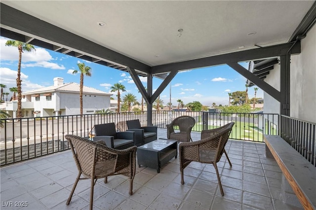 2715 Twin Palms Cir, Las Vegas, NV 89117 - patio / terrace featuring an outdoor hangout area