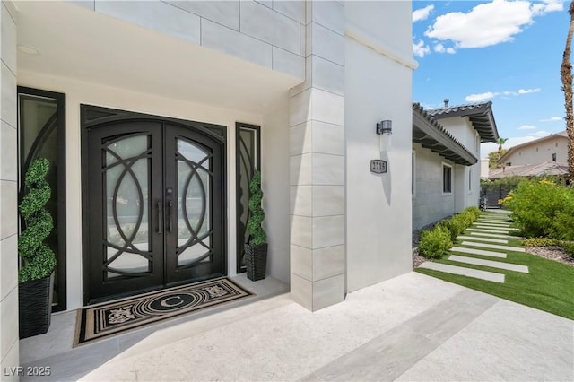 2715 Twin Palms Cir, Las Vegas, NV 89117 - entrance to property with french doors
