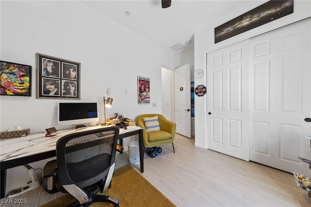 12 Tatahatso Point St, Henderson, NV 89011 - office area featuring light wood-type flooring