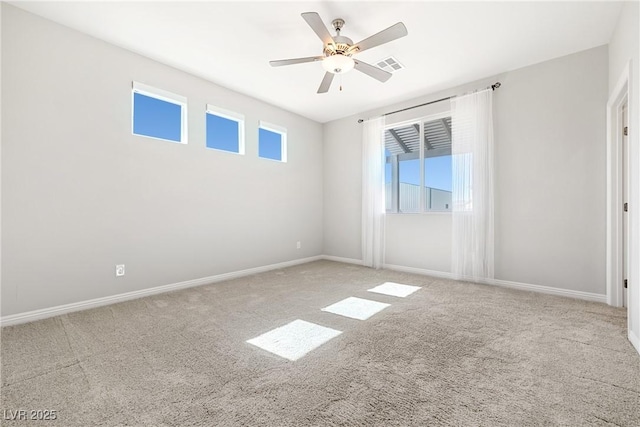1512 Sagefield Way, Logandale, NV 89021 - carpeted empty room with ceiling fan and baseboards
