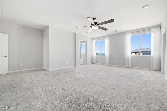 1512 Sagefield Way, Logandale, NV 89021 - spare room with a ceiling fan and light carpet