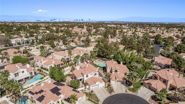 birds eye view of property featuring a residential view