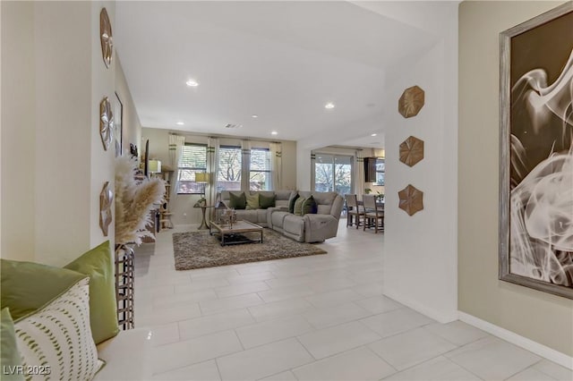 8992 Sparkling River Ct, Las Vegas, NV 89178 - living area with baseboards and recessed lighting