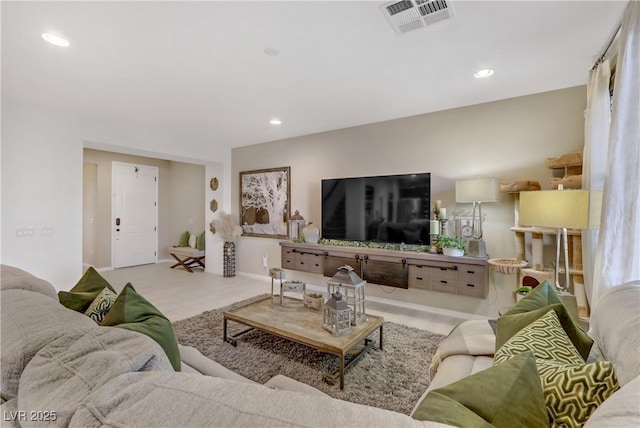 8992 Sparkling River Ct, Las Vegas, NV 89178 - living area featuring recessed lighting and baseboards