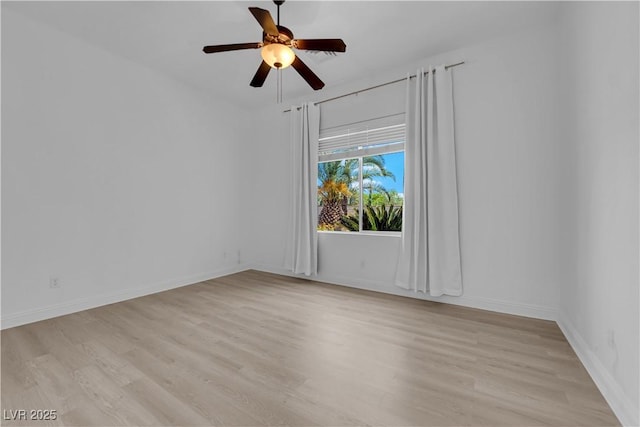 4722 Blue Mesa Way, Las Vegas, NV 89129 - empty room with light wood-style floors and ceiling fan
