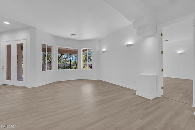 4722 Blue Mesa Way, Las Vegas, NV 89129 - unfurnished room with light wood finished floors, baseboards, and recessed lighting