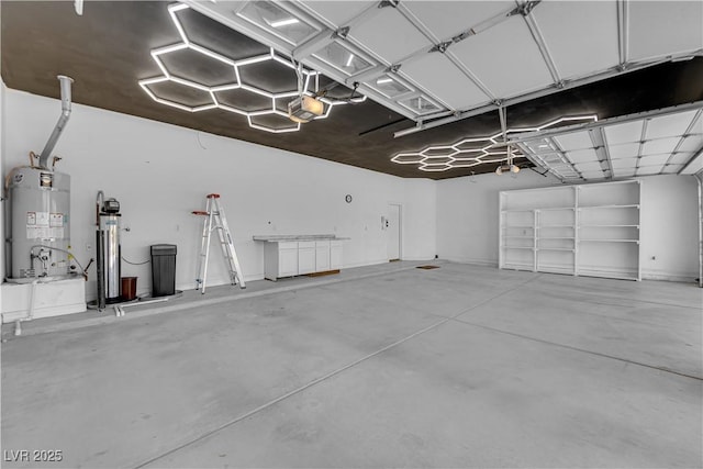 4722 Blue Mesa Way, Las Vegas, NV 89129 - garage with secured water heater and a garage door opener