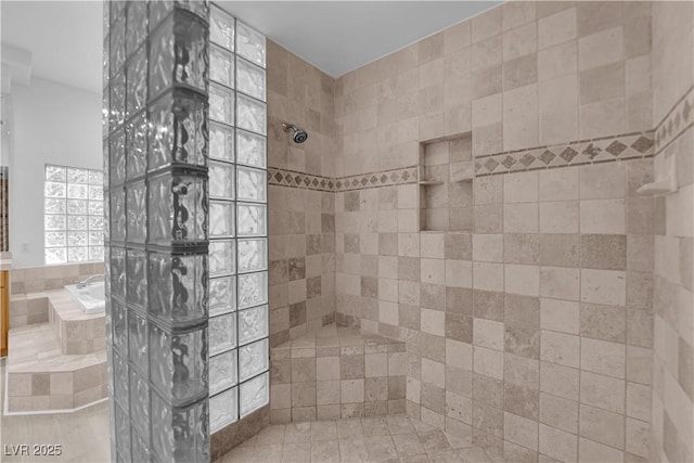 4722 Blue Mesa Way, Las Vegas, NV 89129 - full bathroom with tiled shower and a bath