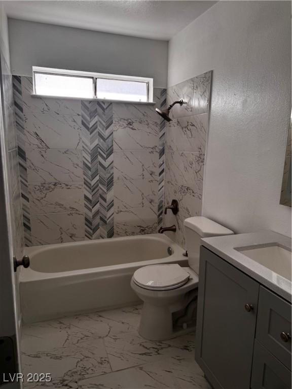 3275 Arville St Unit C, Las Vegas, NV 89102 - bathroom with plenty of natural light, shower / tub combination, toilet, and vanity