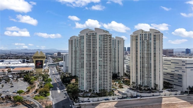 exterior space featuring a view of city