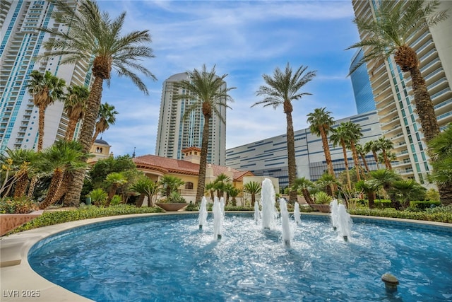 view of pool