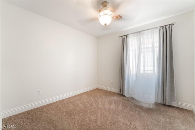 4360 Meadowlark Wing Way N, Las Vegas, NV 89084 - carpeted spare room featuring baseboards and ceiling fan