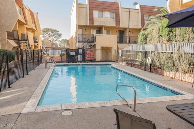 pool with fence