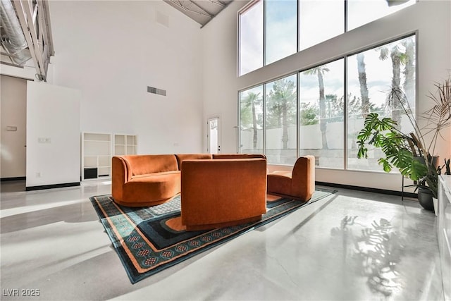 community lobby with visible vents