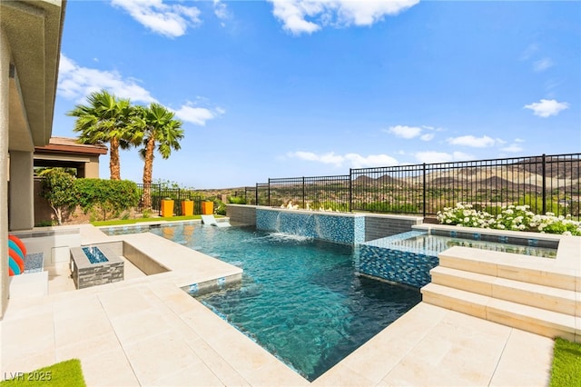 103 Reflection Cove Dr, Henderson, NV 89011 - view of pool featuring a fenced backyard, a patio area, and a fenced in pool
