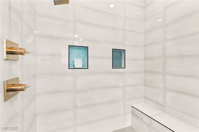 103 Reflection Cove Dr, Henderson, NV 89011 - bathroom with a tile shower