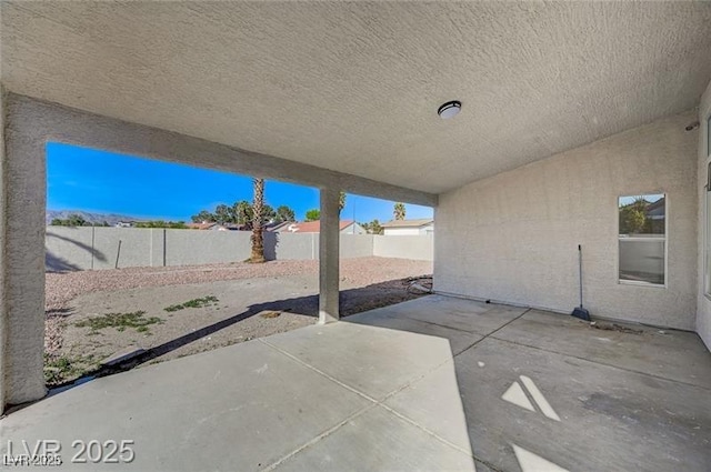 view of patio / terrace with a fenced backyard