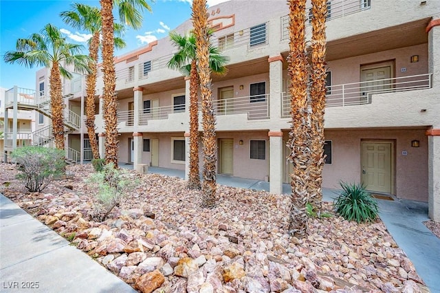view of property with a residential view