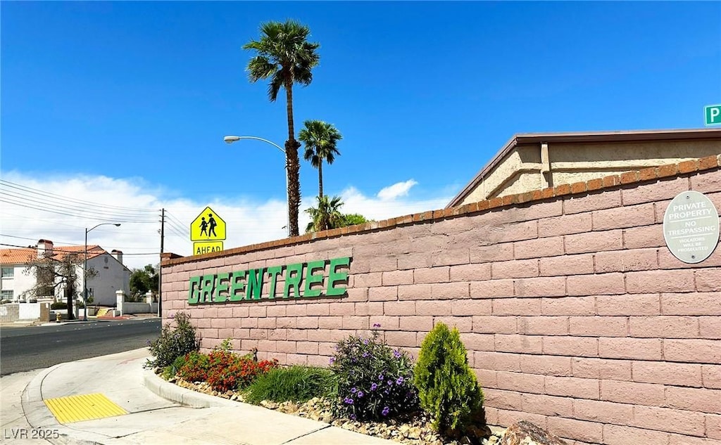 1868 Arbol Verde Way, Las Vegas, NV 89119 - view of community sign