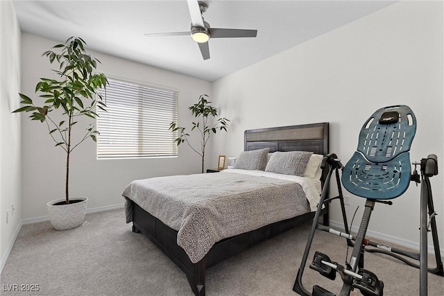 8107 Skye Sweep St, Las Vegas, NV 89166 - bedroom featuring baseboards, a ceiling fan, and carpet