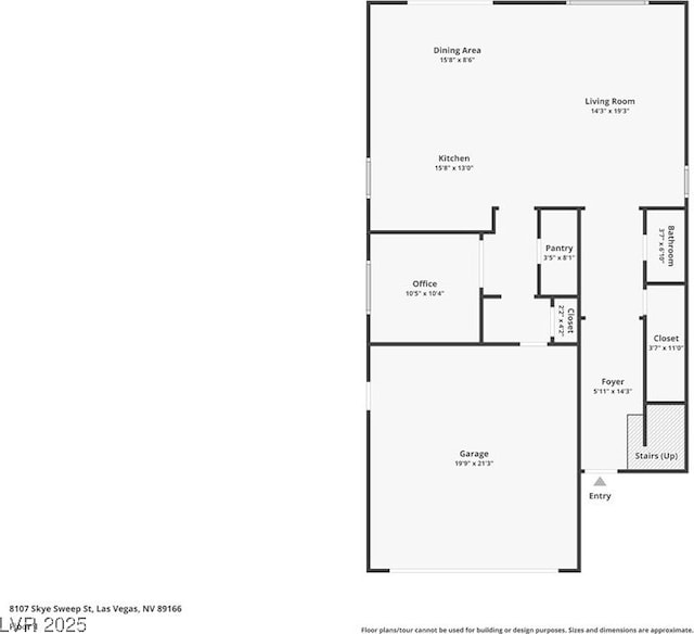 8107 Skye Sweep St, Las Vegas, NV 89166 - floor plan