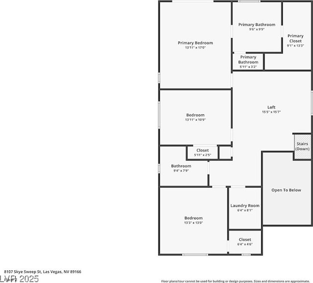 8107 Skye Sweep St, Las Vegas, NV 89166 - floor plan