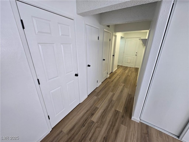 4754 Marnell Dr, Las Vegas, NV 89121 - hall with dark wood finished floors