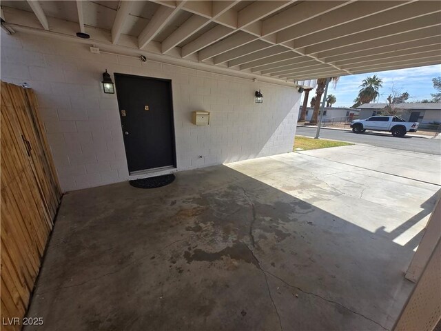 4754 Marnell Dr, Las Vegas, NV 89121 - view of patio / terrace featuring a carport