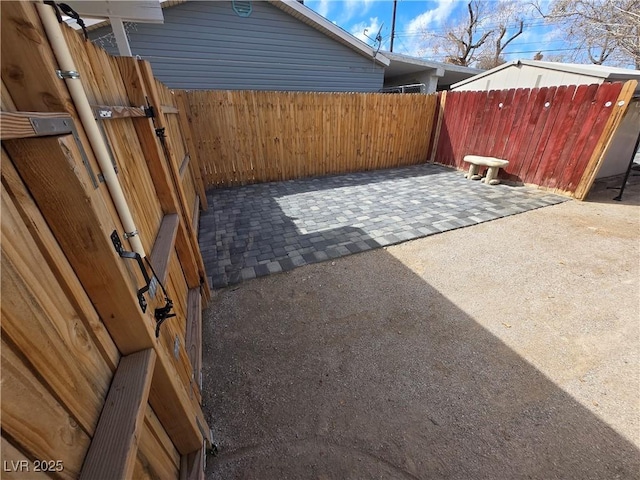 4754 Marnell Dr, Las Vegas, NV 89121 - view of patio / terrace with fence