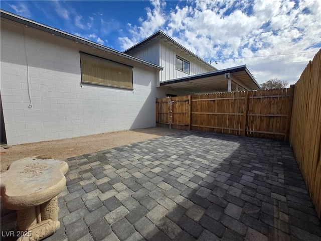 4754 Marnell Dr, Las Vegas, NV 89121 - view of patio featuring fence