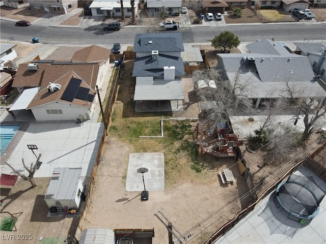 4754 Marnell Dr, Las Vegas, NV 89121 - bird's eye view with a residential view