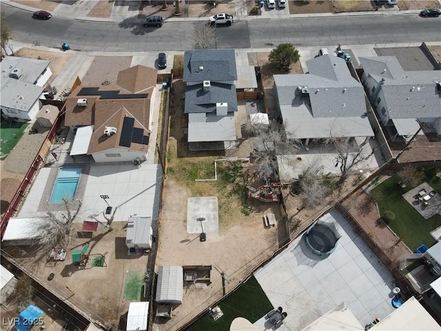 4754 Marnell Dr, Las Vegas, NV 89121 - birds eye view of property featuring a residential view