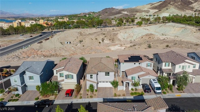 26 Lilla Rosa St, Henderson, NV 89011 - bird's eye view featuring a mountain view and a residential view