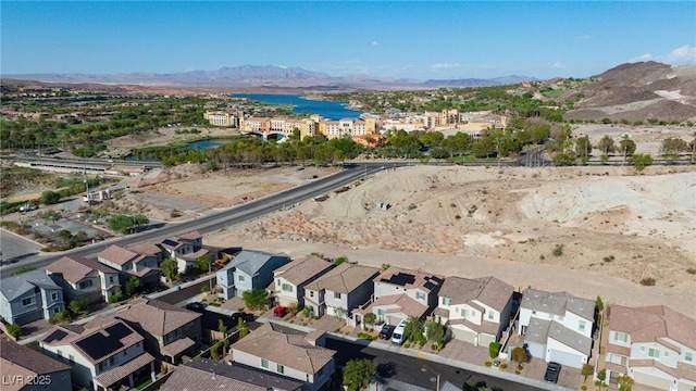 26 Lilla Rosa St, Henderson, NV 89011 - bird's eye view with a residential view and a water and mountain view