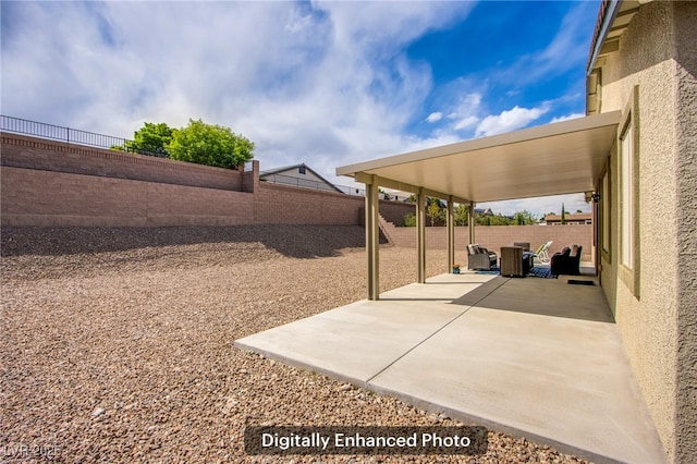 10470 Irish Cliffs Ct, Las Vegas, NV 89149 - view of patio featuring a fenced backyard