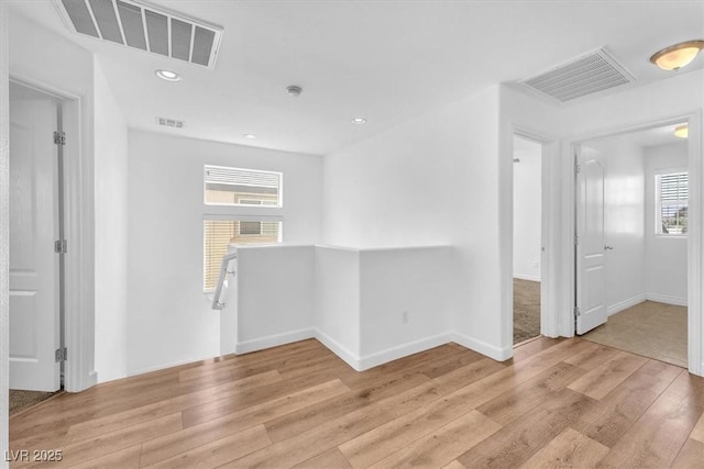 5060 Blue Rose St, North Las Vegas, NV 89081 - unfurnished room featuring visible vents, recessed lighting, and light wood-style floors