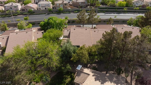 bird's eye view featuring a residential view