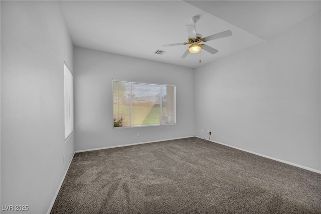 1074 Chaparral Dr, Mesquite, NV 89027 - carpeted spare room with baseboards and a ceiling fan
