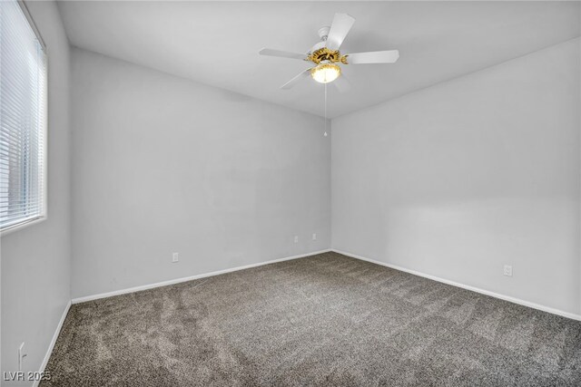 1074 Chaparral Dr, Mesquite, NV 89027 - empty room with carpet and a ceiling fan