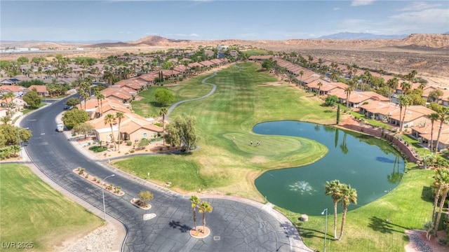 1074 Chaparral Dr, Mesquite, NV 89027 - aerial view of property's location featuring nearby suburban area and a water and mountain view
