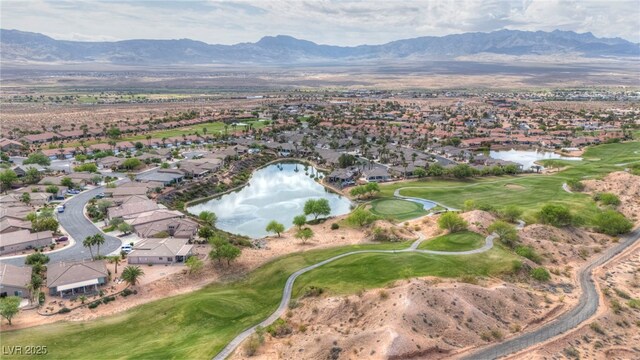 1074 Chaparral Dr, Mesquite, NV 89027 - view of property location featuring nearby suburban area, a water and mountain view, and a golf course