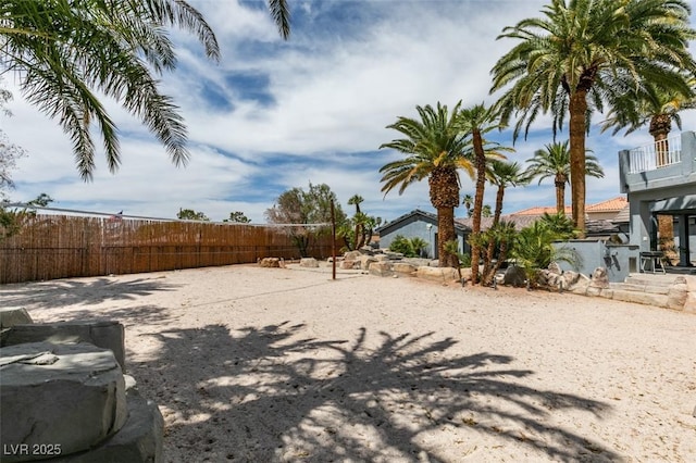 6520 Turtle Hill Rd, Las Vegas, NV 89110 - view of yard with fence