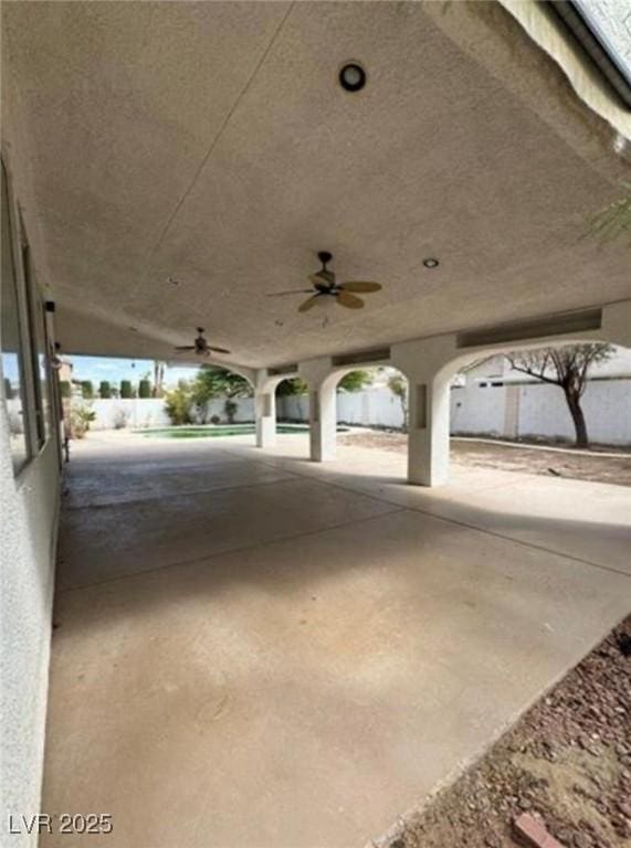 1003 Dover Glen Dr, North Las Vegas, NV 89031 - view of patio featuring ceiling fan