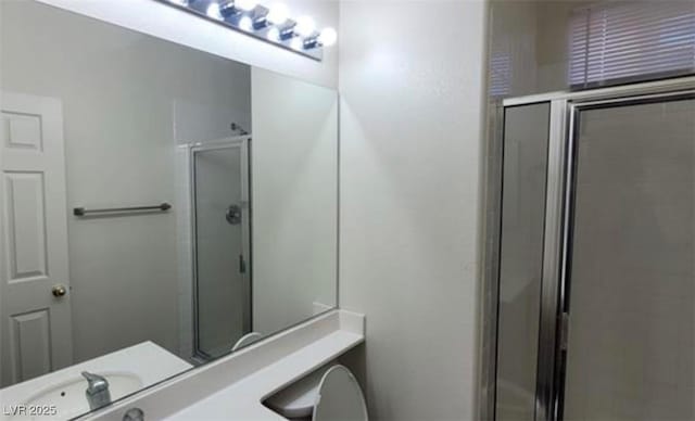 8768 Charm Canyon Ave, Las Vegas, NV 89178 - full bath with a sink and a stall shower